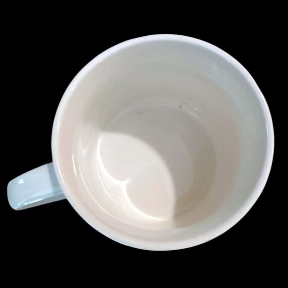 THRESHOLD "MR. RIGHT" White & Black Coffee/Tea Mug, Microwave & Diswasher Safe - Picture 5 of 8